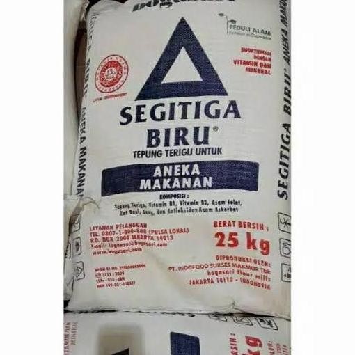 

Terlaris Tepung Terigu Segitiga Biru 25 Kg Per Pack 1 Karung