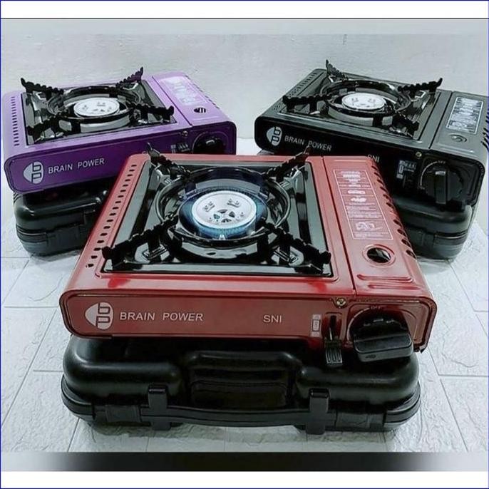 BEBAS ONGKIR - KOMPOR GAS PORTABLE MINI BRAIN POWER