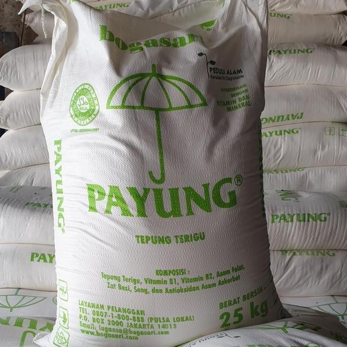 

Terlaris Tepung Terigu Payung 25 Kg Bogasari