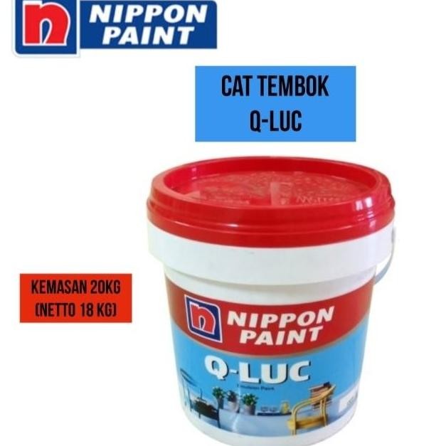 Promo Cat Tembok Qluc 20 Kg White 1505 Putih Q-Luc Nippon Paint 20Kg