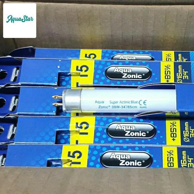 Terlaris Lampu Aquazonic T5 Actinic Blue 39W