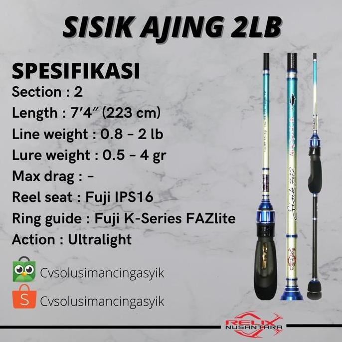 

Terlaris Joran Sisik Ajing 742 Ultra Light Relix Nusantara