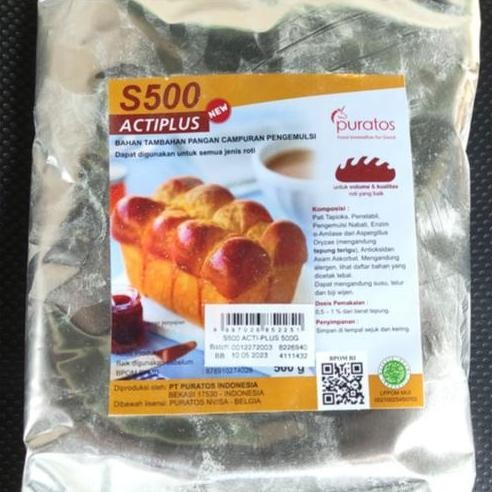 

Terlaris Puratos S500 Actiplus 500Gr Tepung Pelembut Tambahan Roti Plain