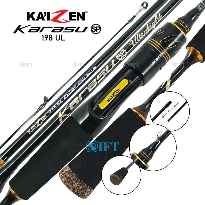 

Terlaris Joran Ul Kaizen Karasu | 198 | Solid Top Carbon | Xul | Ift Resmi