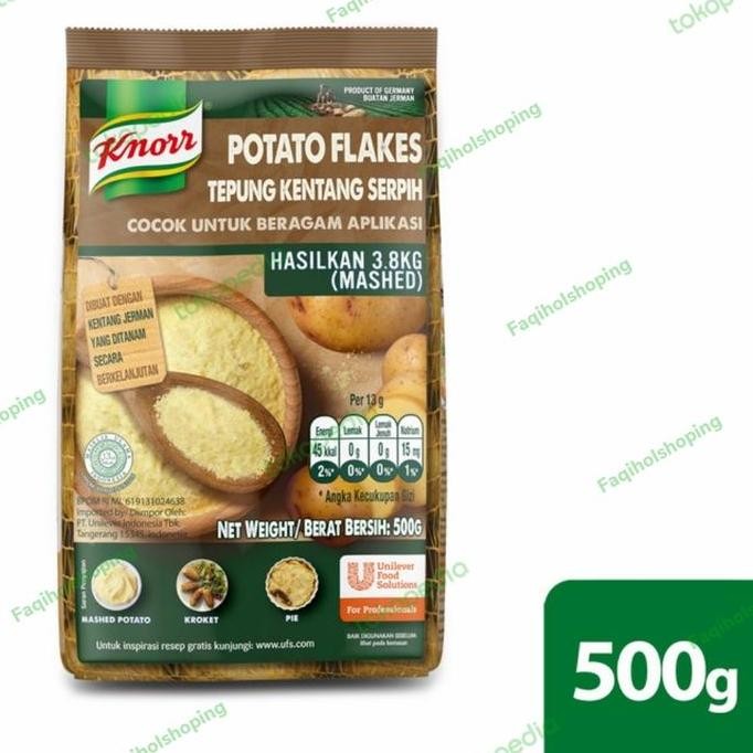 

Terlaris Knorr Potato Flakes 500 Gram