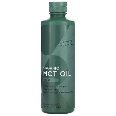 

Sports Research Organic Mct Oil Keto C8 16 Fl Oz 473Ml