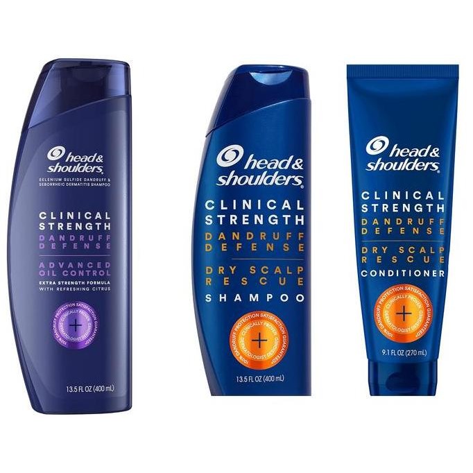 Head & Shoulders Clinical Strength Dandruff Shampoo Condition Dry Oily