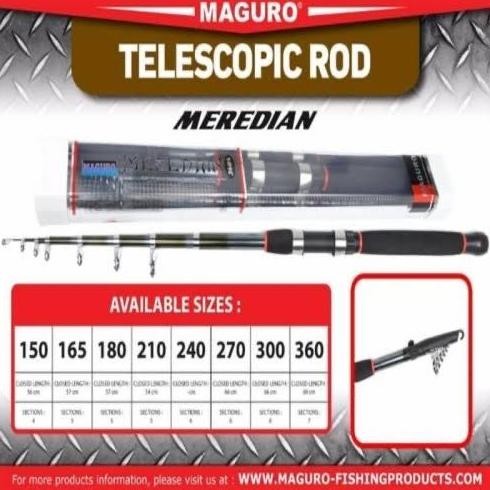 

Terlaris Joran Antena Maguro Meredian 150,165,180,210,240,270,300,360