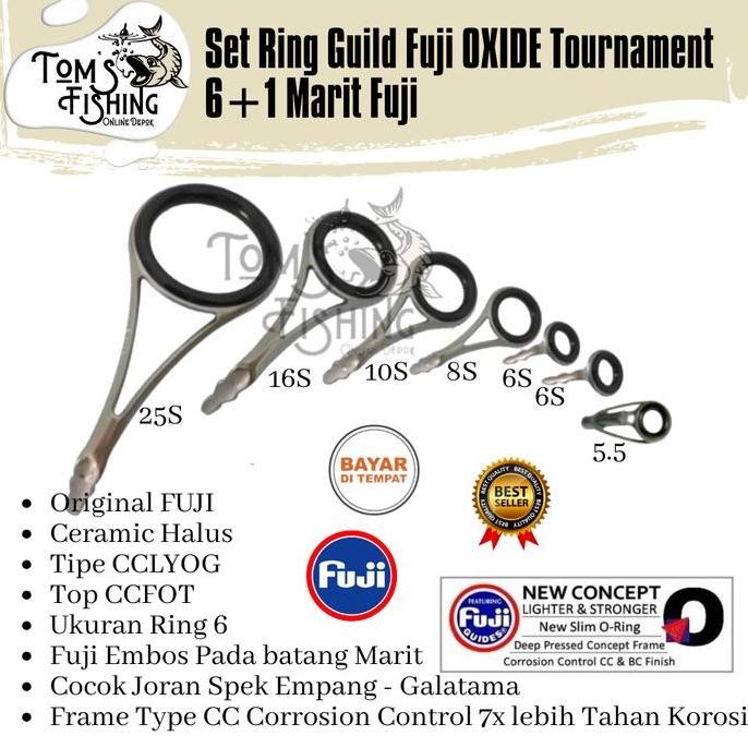 

Terlaris Ring Guild Marit 1 Set Fuji Oxide Tournament (6+1 Fuji) Original Murah - Toms Fishing