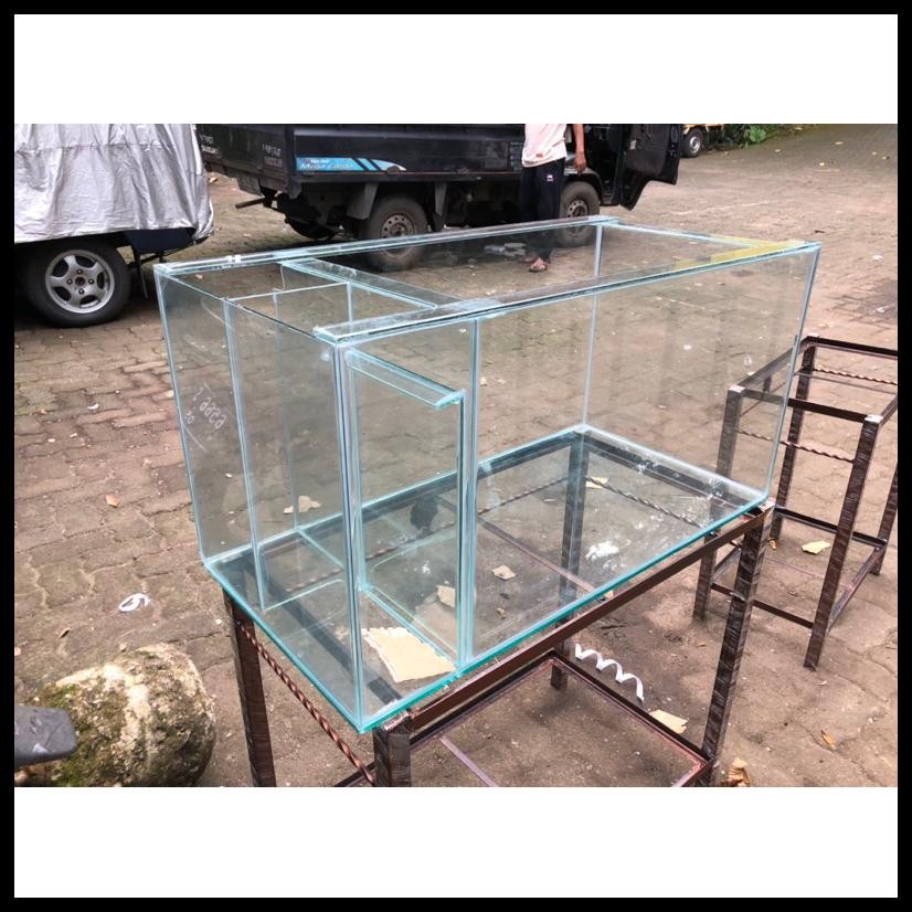 AQUARIUM KACA 60X30X35 FILTER SAMPING