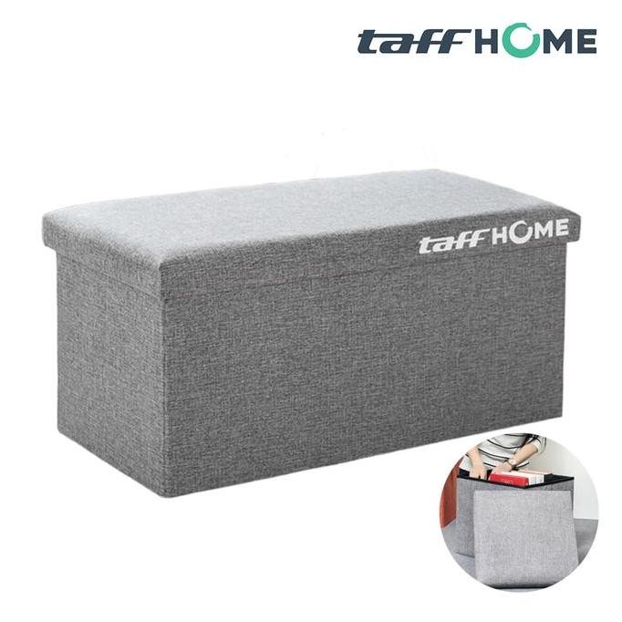 

Terlaris Taffhome Sofa Tempat Duduk Kotak Penyimpanan Barang Foldable Storage Box Linen