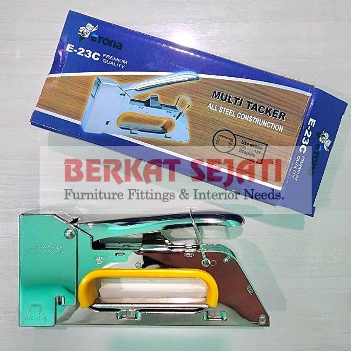 

Terlaris Alat Mesin Staples Steples Stapler Tembak Gun E23 E-23 Etona Sofa Jok Motor