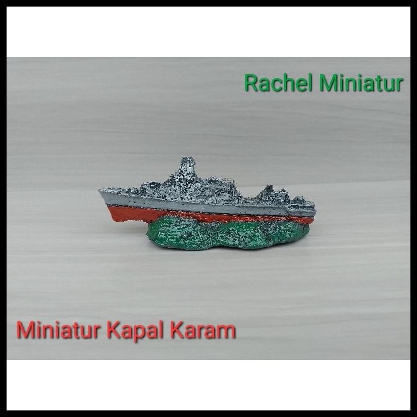 MINIATUR KAPAL / HIASAN AQUARIUM / ORNAMEN