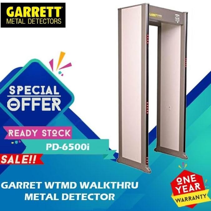 Garret WTMD Walkthrough Metal Detector PD-6500i murah