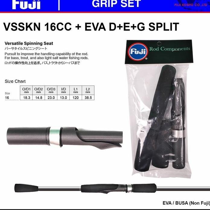 Terlaris Reelseat Joran Dudukan Reel Fuji Set Dengan Busa Original