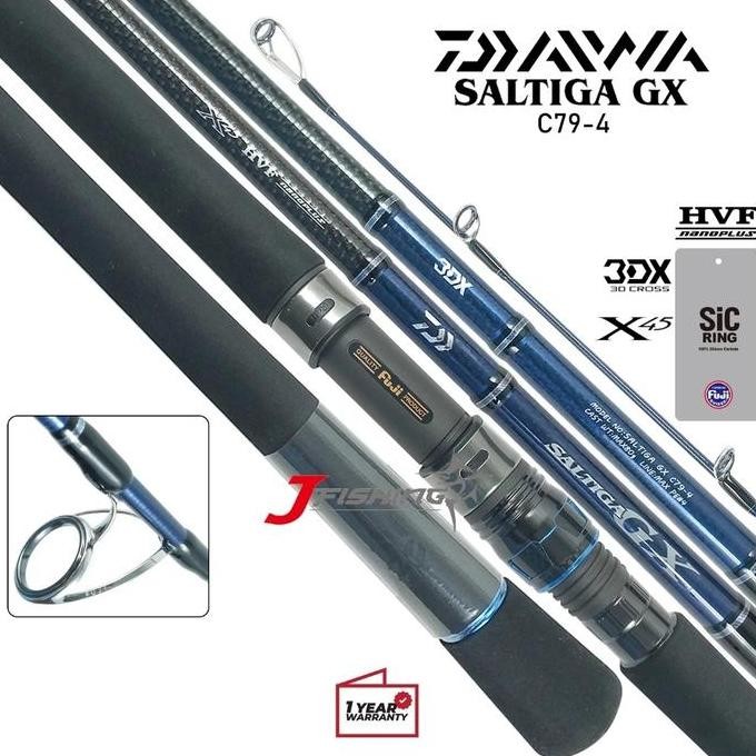 

Terlaris Joran Popping Daiwa Saltiga Gx C 23 | C76-3 C79-4 | Pe 3-4 Pe 4-5 | Casting | Light Popping | Resmi