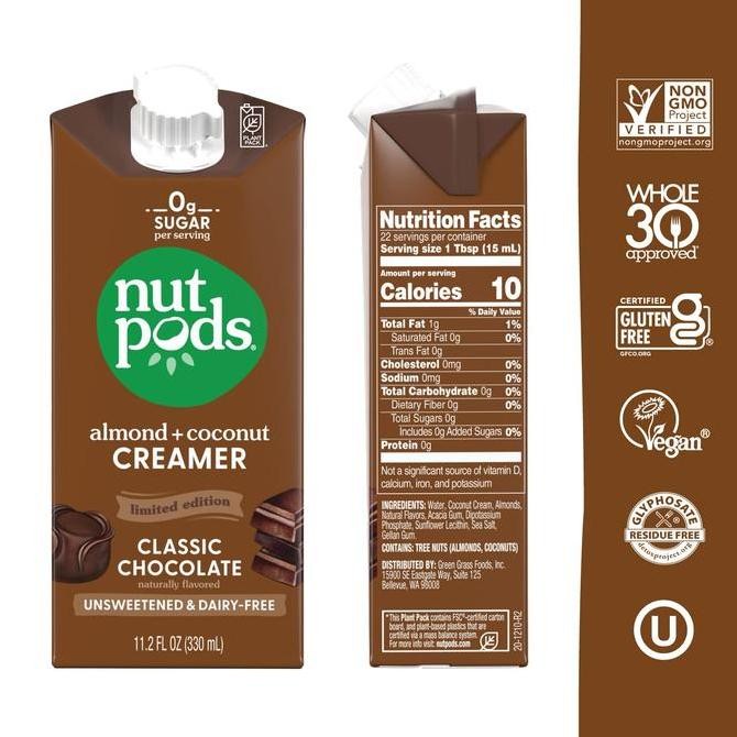 

Nutpods Coffee Creamer Unsweetened Non Dairy Akmond Coconuts Vegan