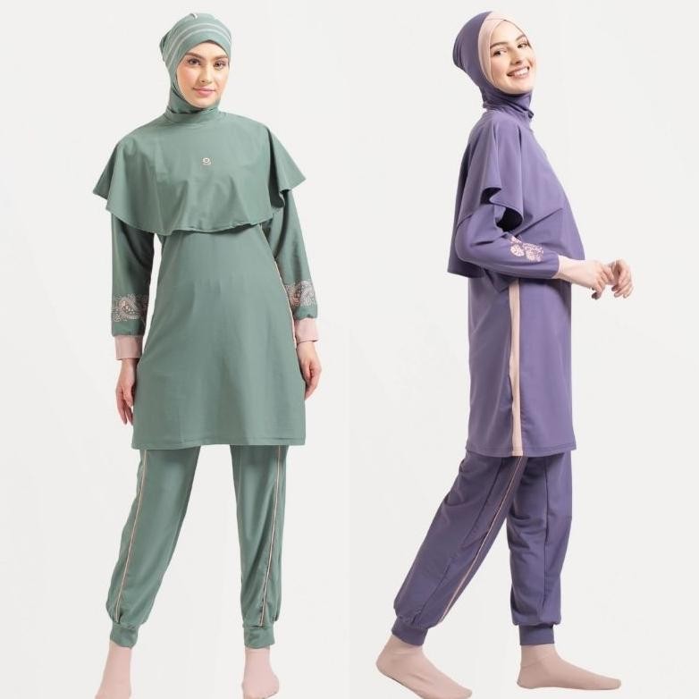 Promo Polite Swim Baju Renang Wanita Muslimah Whale Fin Murah