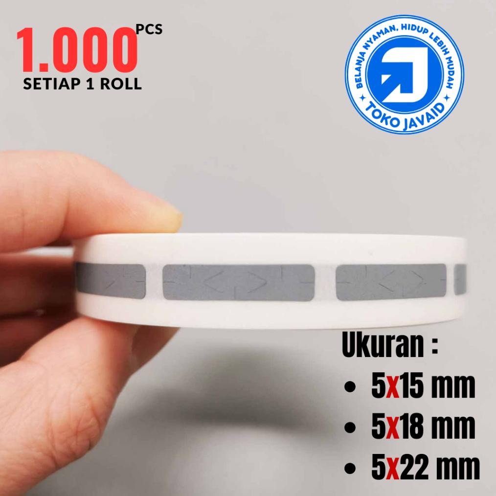 

KA JAVAID Label Gosok Voucher Stiker Gosok Penutup Voucher Sticker Undian Roll 1000pcs 5mm