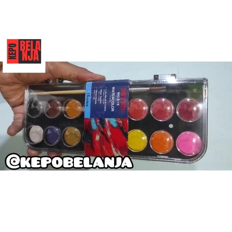 

KA cat air joyko 16 warna lukis gabus sterofoam bola tugas sekolah poster murah