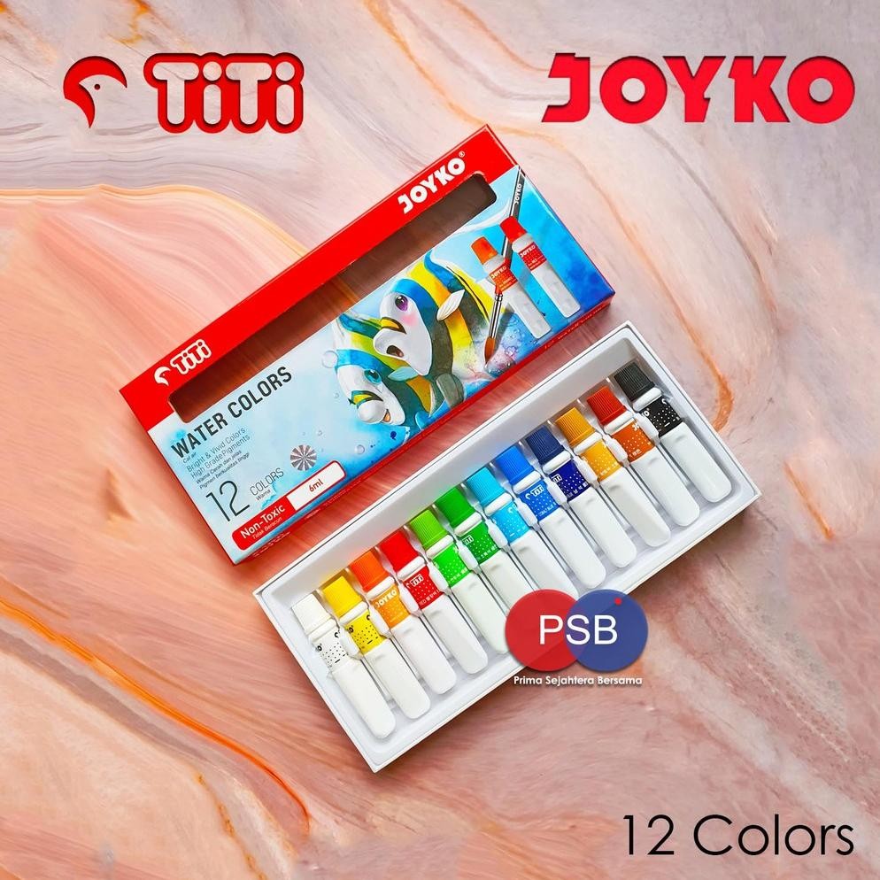 

KA Titi Joyko Water color 12 colors / cat air Titi Joyko 12 warna
