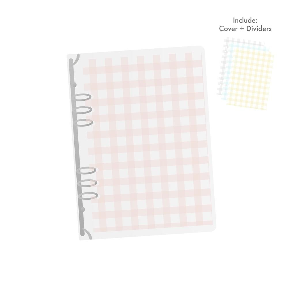 

LINDU Paperie Lab - Transparent A5 6 Ring Binder