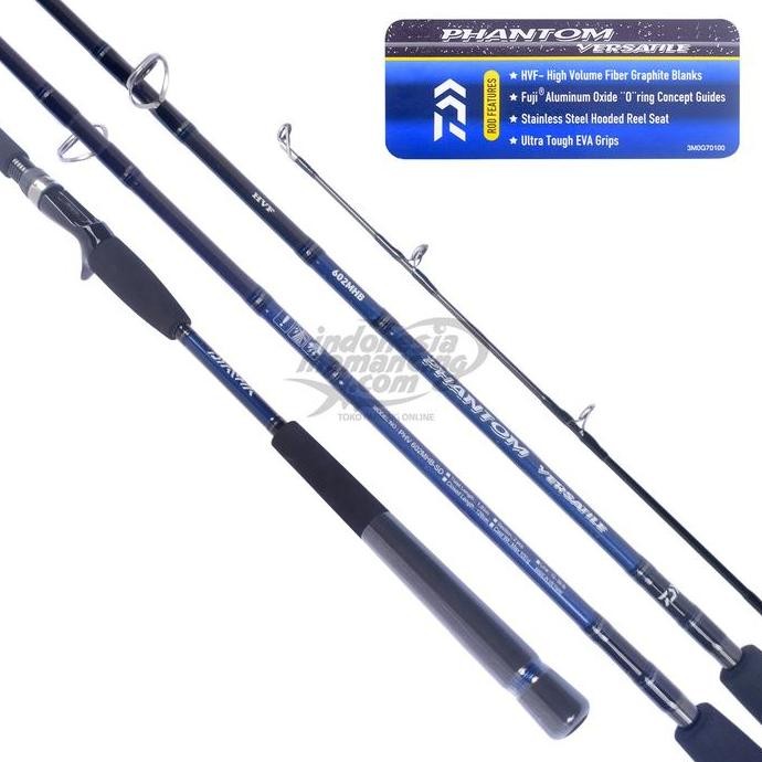 

Terlaris Joran Baitcasting Daiwa Phantom Versatile 602Mhb | 662Mhb
