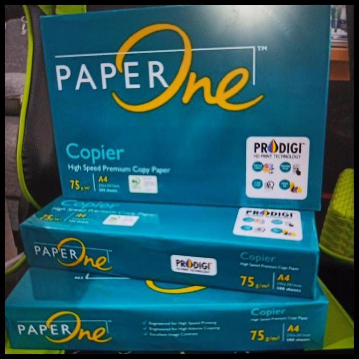 

Terlaris Kertas A4 75 Gram Paper One/1 Dus= 5Rim Good Quality