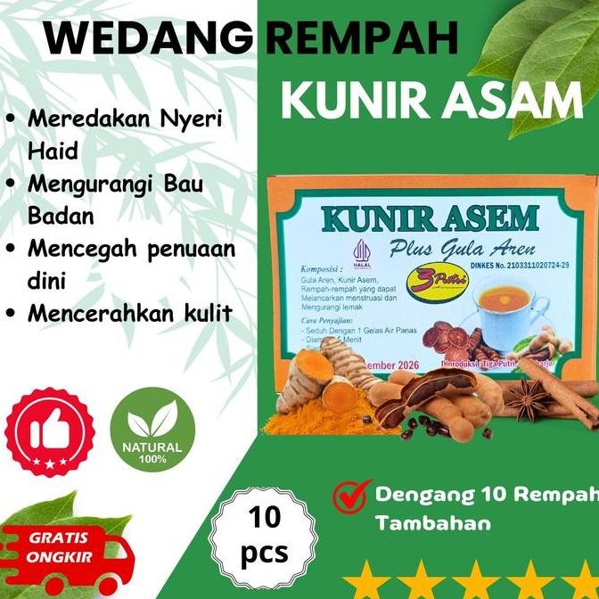 

yang dicari@@@@] Wedang Rempah Kunir Asam - Kunir Asem - Herbal Nyeri Haid dan Kewanitaan - Isi 10 Pcs Dengan Gula Dan Tidak