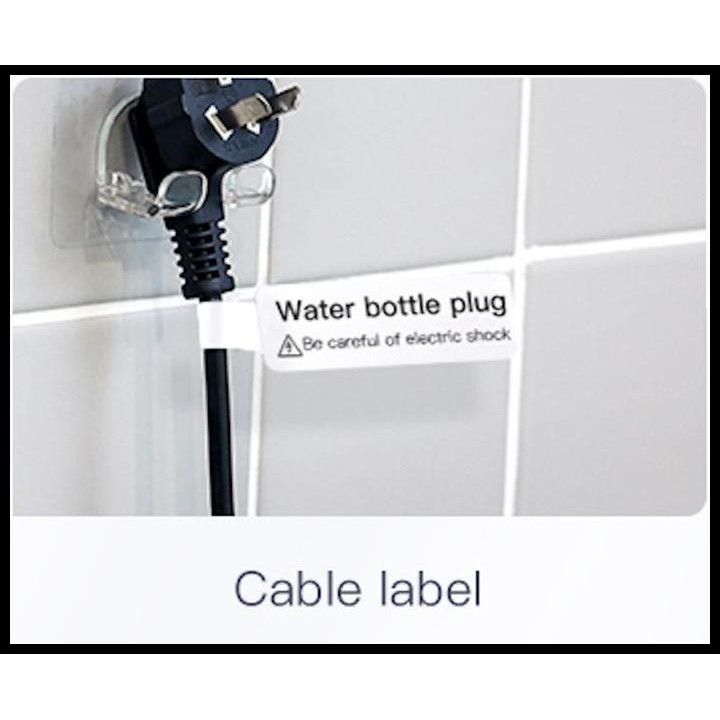 

Terlaris Thermal Cable Label Sticker Niimbot D11 / D110 Refill Label - Kabel Good Quality