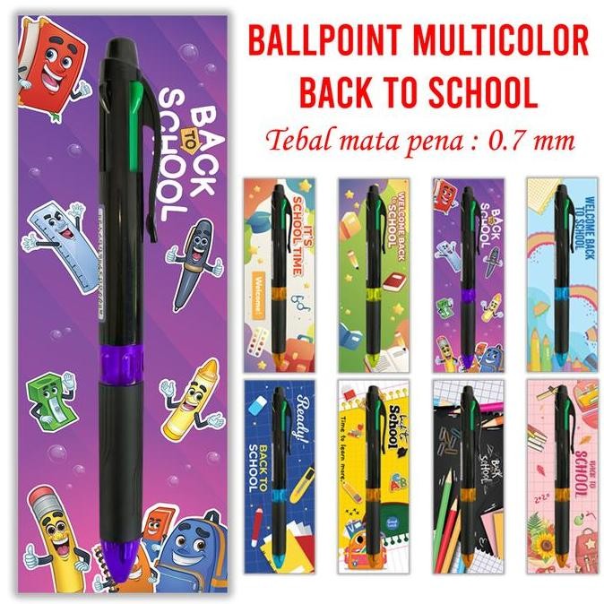 

Produk Unggulan] Ballpoint MutiColor Spesial Seri School Pulpen Pen Pena Stationery Souvenir Aneka Motif Hadiah Tema Back To School Kenang-Kenangan Kado Back To School