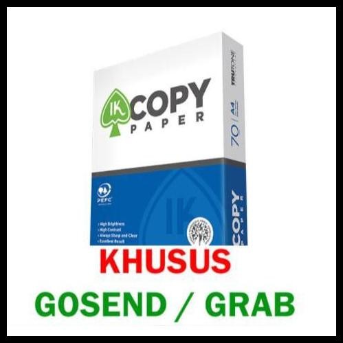 

Terlaris Copy Paper Ik 70Gr A4 G0Send Gr4B Instan / Kertas Fotocopy Good Quality