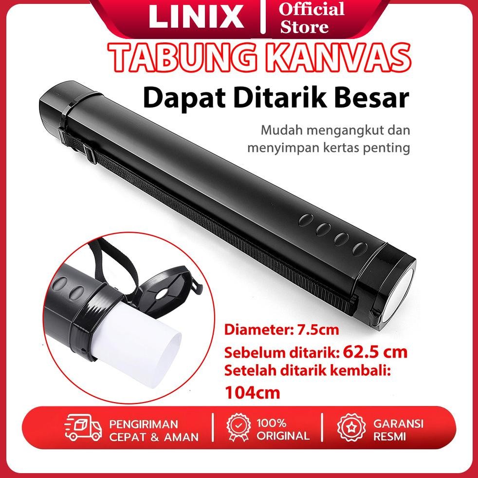

LINDU Linix Tabung Gambar Kotak / Tabung Kertas Gambar / Drawing / Drafting Tube 62.5CM-104CM*7.5CM