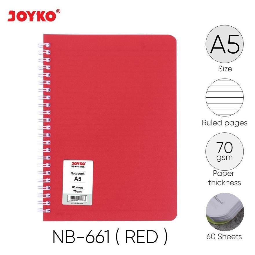 

Jk-54 Murah Meriah Fh-46 Joyko Loose Leaf Buku Notebook Spiral Nb-661 A5 60 Lembar Ruled Garis Agenda Buku Catatan Original Termurah Jk-54