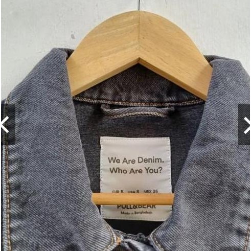 Promo Pull&Bear Woman Jaket Denim Oversize Baru Asli Original