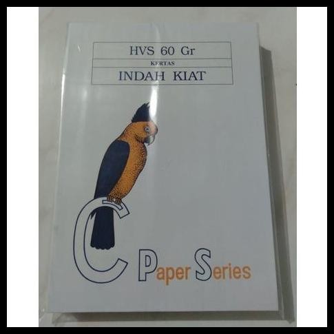 

Terlaris Kertas Hvs A4 60Gram Indah Kiat Tipis Isi 400 Lembar Good Quality