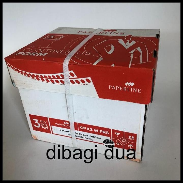 

Terlaris Continuous Form 3 Ply Prs Kertas Komputer Paperline K3 Prs Good Quality