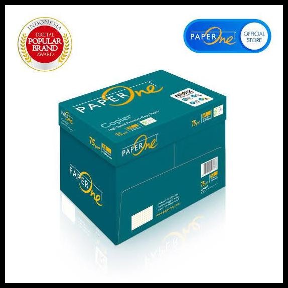 

Terlaris Kertas Hvs A4 75 Gram Paper One (Isi 5 Rim) Good Quality