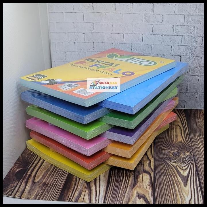 

Terlaris Kertas Buffalo Bio /Kertas Cover/Kertas Karton Jilid Ukuran F4 (1Pack) Good Quality