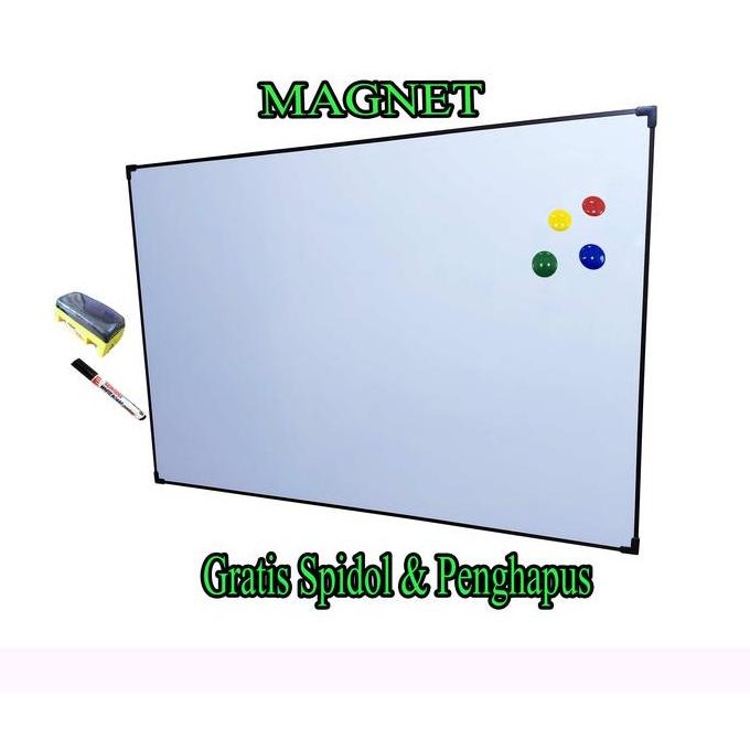 

PAPAN TULIS WHITE BOARD 90X120 CM PLASTIK WHITEBOARD FOX ORIGINAL DAN TERPERCAYA
