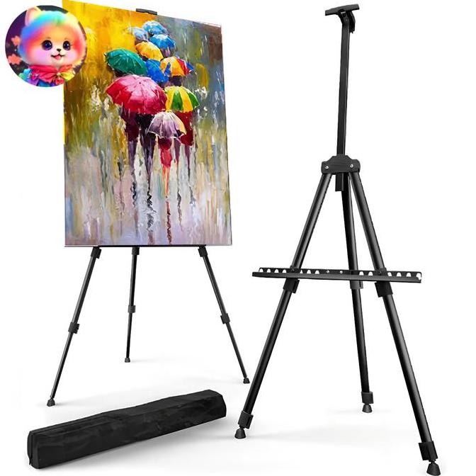 

STAND LUKIS STANDAR HOLDER PAPAN KANVAS LUKISAN EASEL MELUKIS STANDING ORIGINAL DAN TERPERCAYA