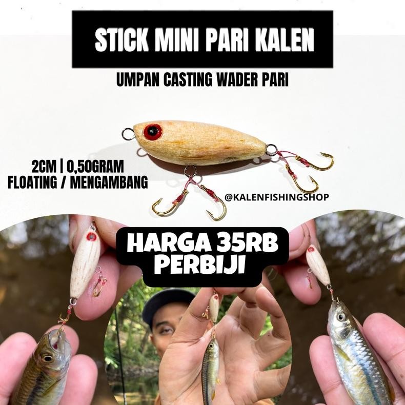 Stick Mini Pari Kalen / Umpan Casting Ikan Wader