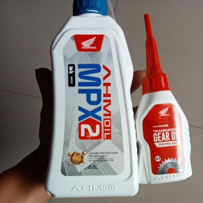 READY STOK OLI MPX2 MATIC+ OLI GARDAN.oli Honda matic .oli set Honda Siap kirim