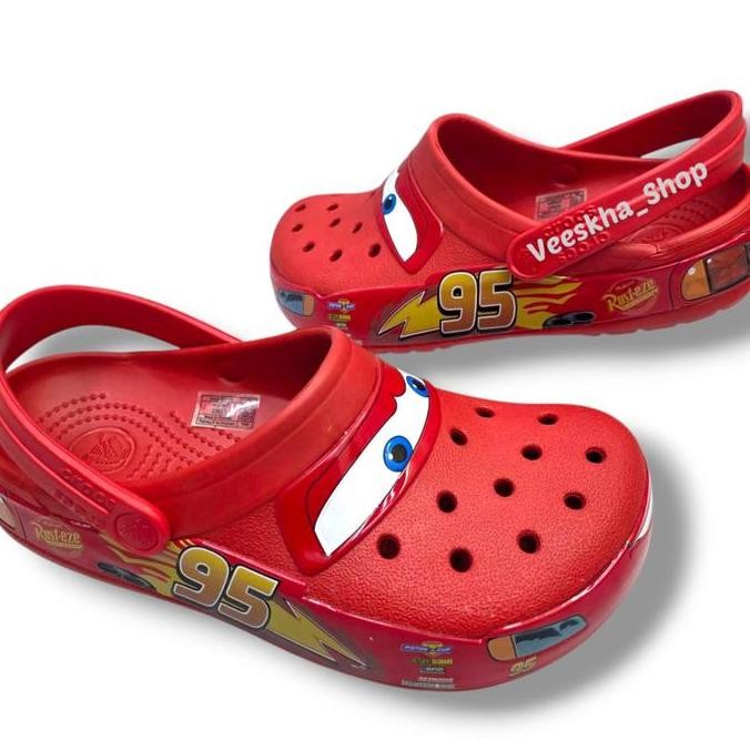CROCS CARS MCQUEEN UNISEX/CROCS CARS MCQUEEN/CROCS CARS/SANDAL CROCS/CROCS