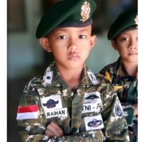 Tersedia Kostum anak Doreng Kostrad Baju profesi AD Kostrad anak Fashion