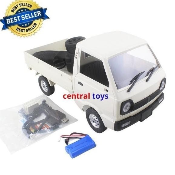 u-45 hj-45 Rc SUZUKI Carry Pickup WPL D12 RTR full Proportional Rc Car Skala 1.10 Diecast Mobil Remo