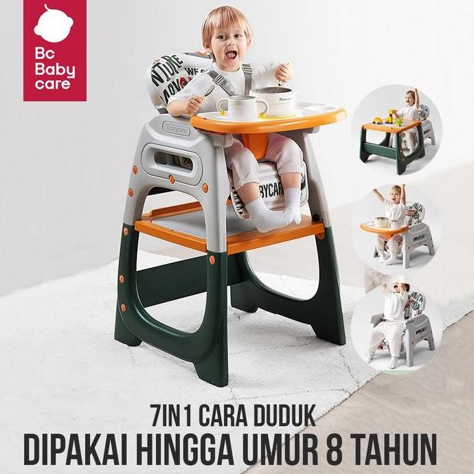 BC BABYCARE KURSI MAKAN BAYI PORTABLE BABY HIGH CHAIR MEJA LIPAT