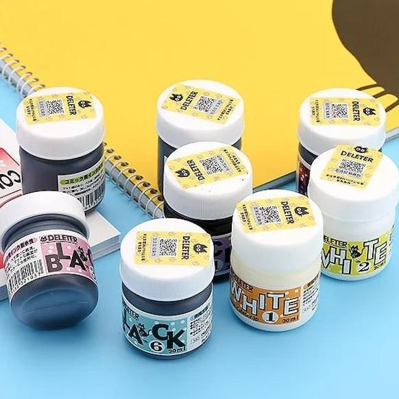 

ready !!! Deleter Black Drawing Manga Ink 30 ml Tinta Hitam Gambar Comic Ink