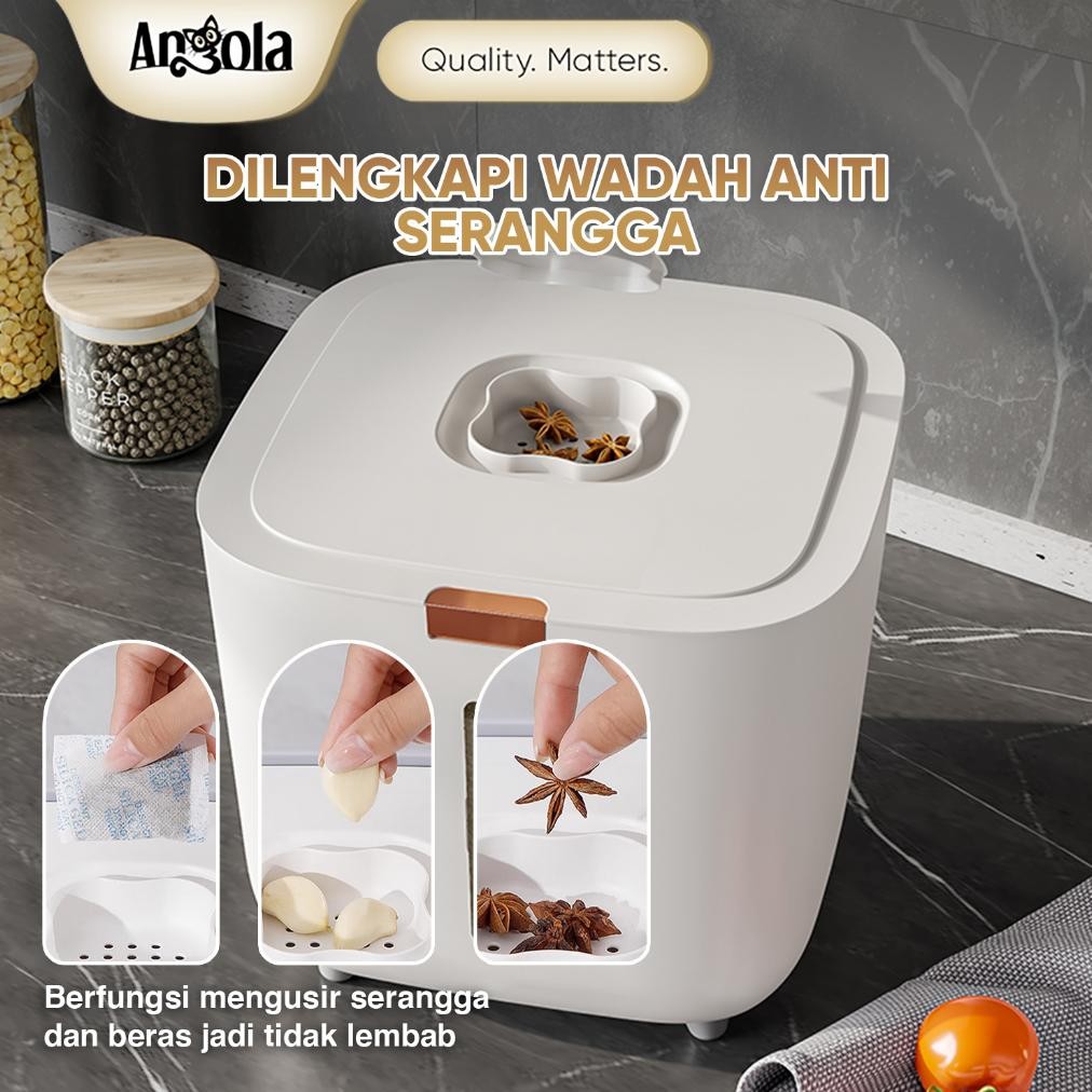 

SLHD- [GARANSI PECAH] Tepat Beras Anti Kutu dan Serangga 15KG E03/E04 Rice But/Dispenser Beras