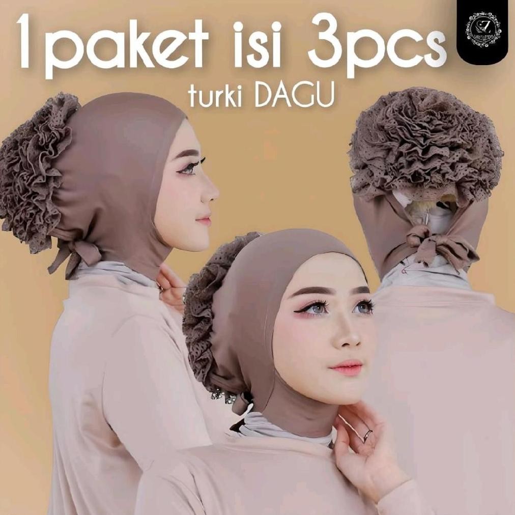 NEW / Dalaman Turki Jilbab Kerudung ciput sanggul Ciput Cepol